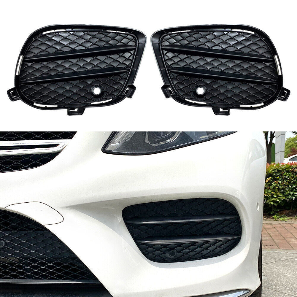 Front Bumper Fog Lamp Grille Fit for Mercedes-Benz GLE GLS Class GLE Coupe W166 X166