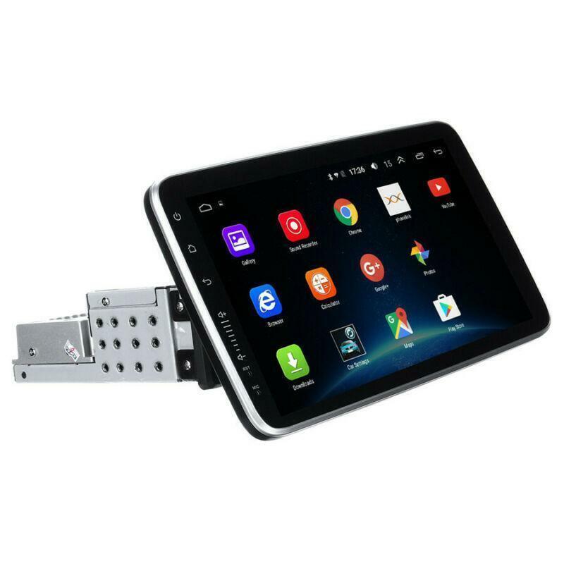 Rotatable 10.1 Single Din Android 9.1 Car Radio Stereo Head Unit GPS Wifi MP5