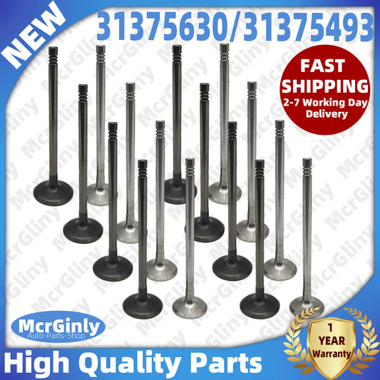 The 2.0T intake and exhaust valves are suitable for Volvo V40, V60, S60, S80, S90, VC40, XC60, XC70, and more. n