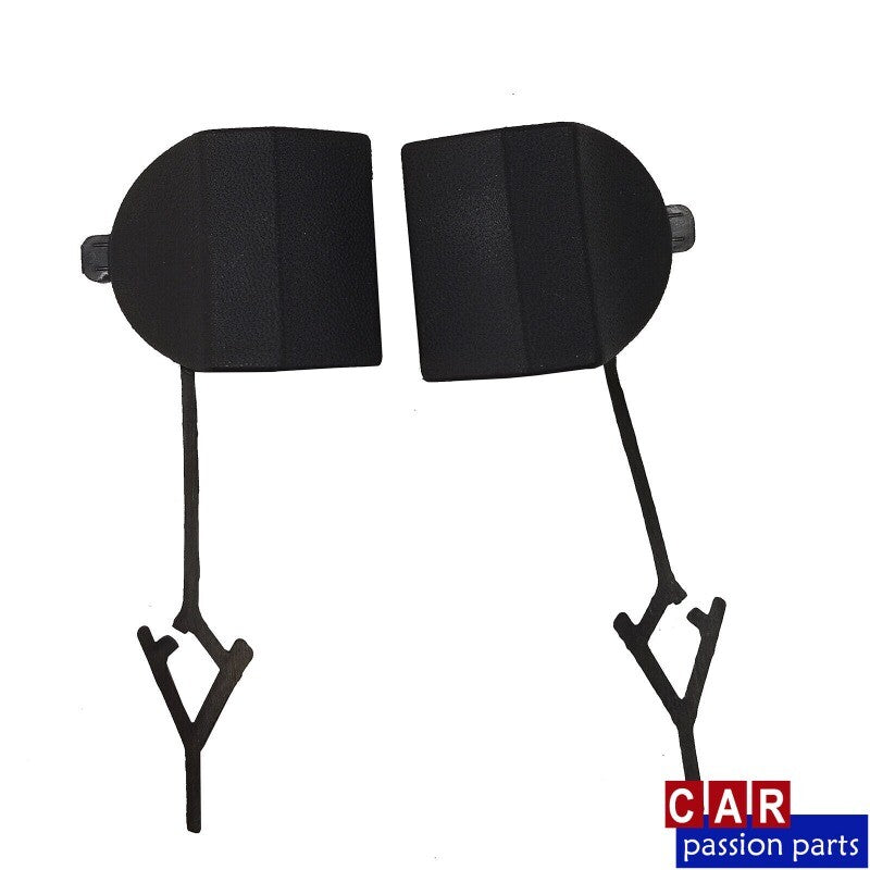 1 pair of rear bumper tow hook eye shields for Porsche for Cayenne 2014 - 2017 Q