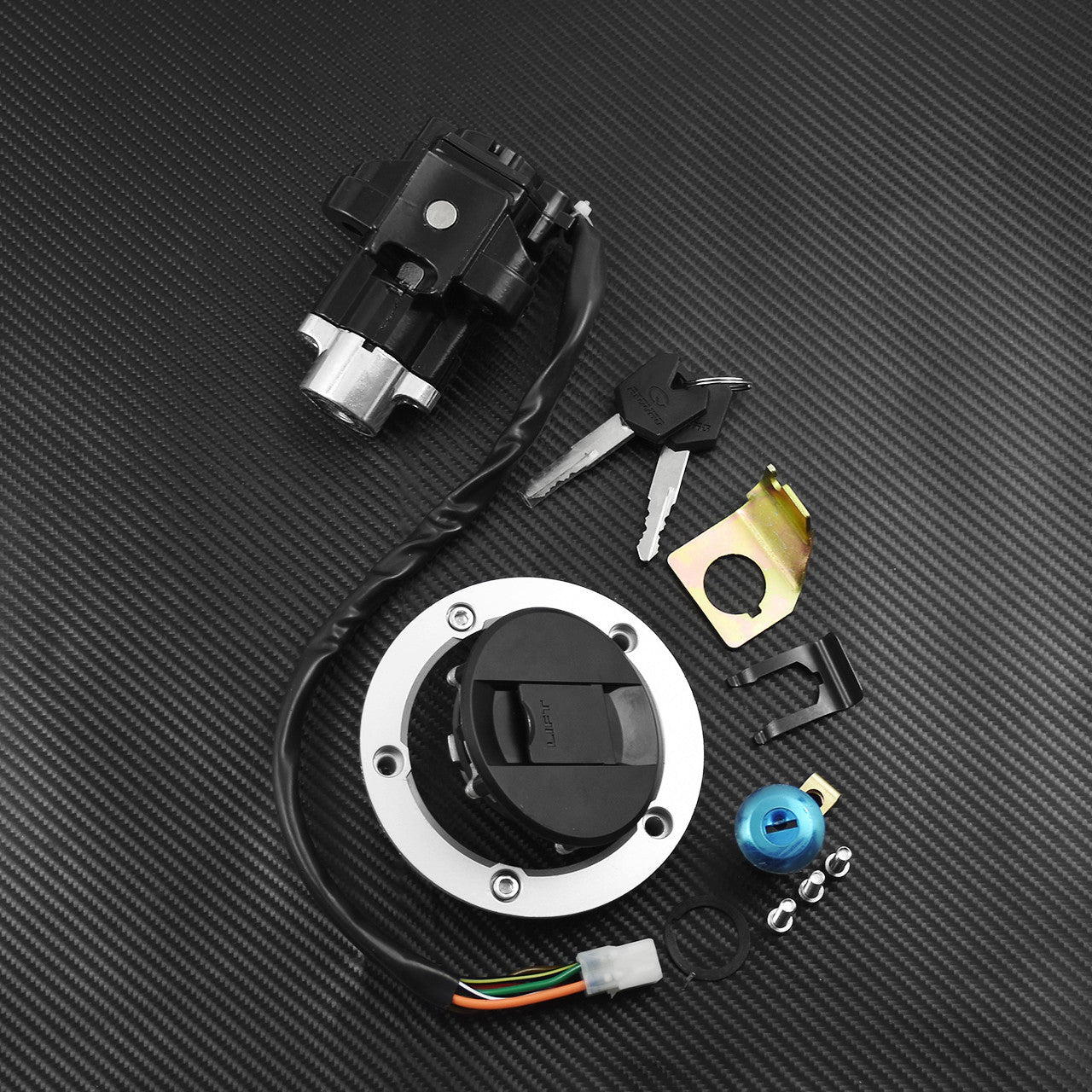Ignition Switch for Seat Gas Cap Lock Fit for Suzuki DL650 V-Strom '12-'15 GSX650 08