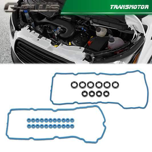 Fits for EDGE for Lincoln MKS MKT Valve Cover Head Gasket Grommet Kit - v