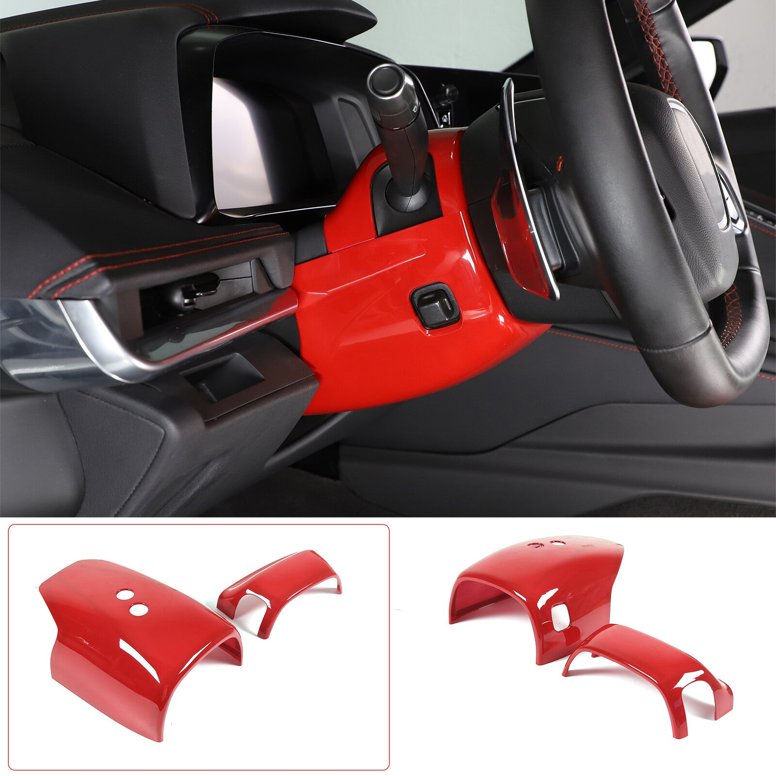 Car Door Anti-Shock Silicone Shock Absorbing Gasket Black Car Accessories- v
