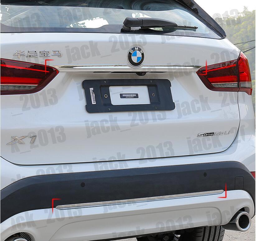 steel Moulding Tail Trunk Lid Cover Trim for BMW F48 X1 2016-2022 Accessories