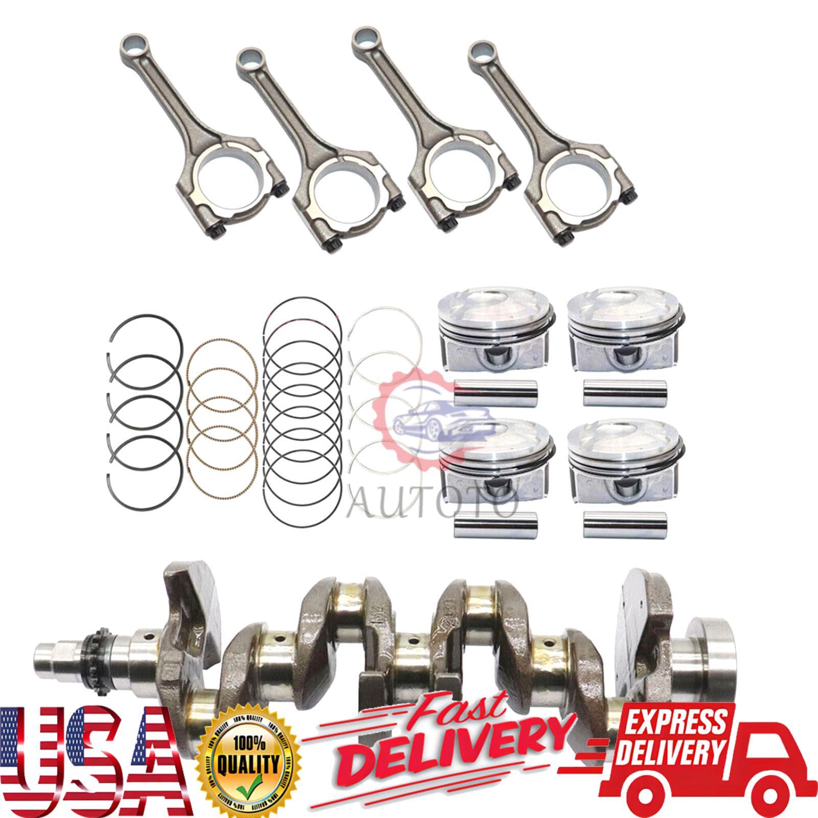 G4FD Engine Crankshaft  Connecting Rod  Pistons Kit for Hyundai for Kia 12-16 1.6L