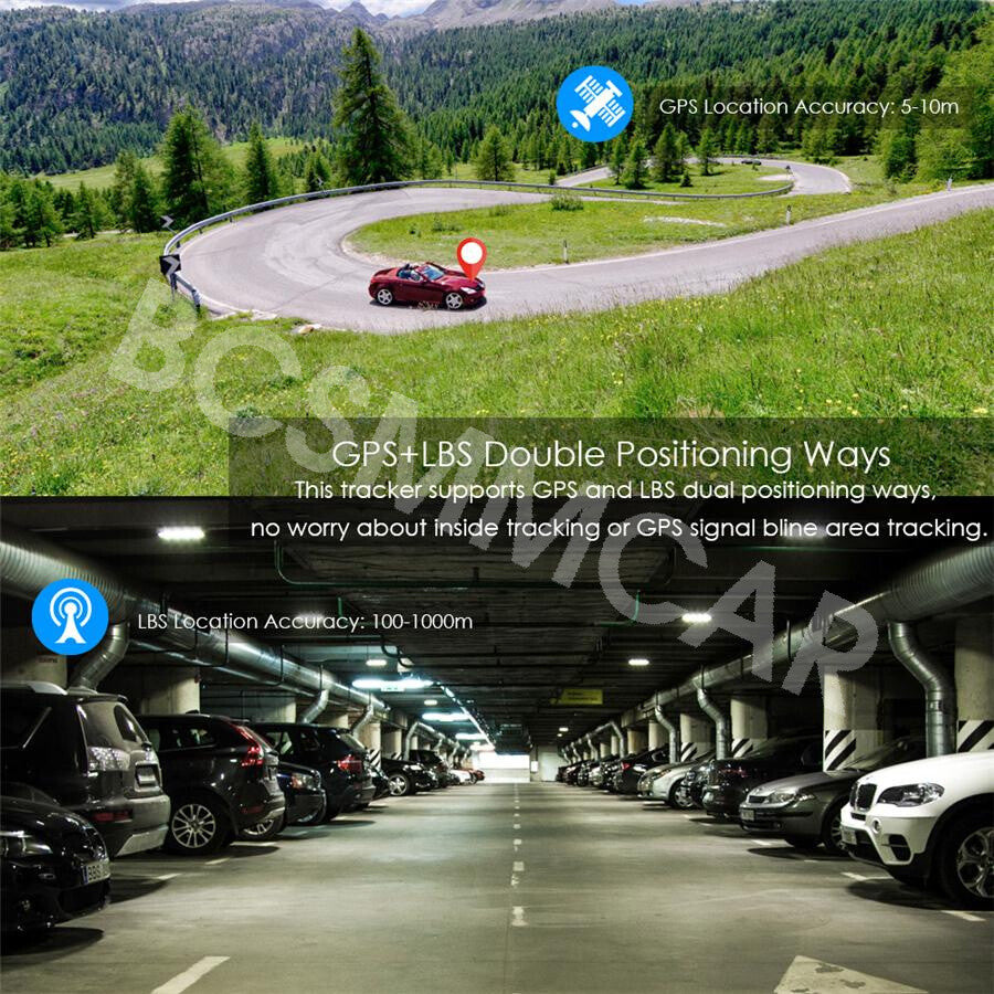 Real-time GPS Tracker For Car Hidden Locator Device Anti Theft Monitoring Trim