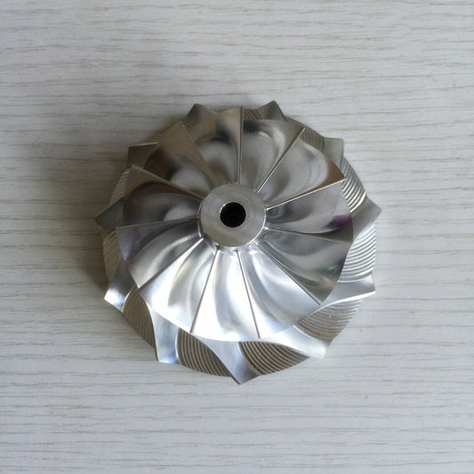 GT3582 11+0 Blade 61.33/82.00 mm 451644-0005 Cutting Machine: 6.0 Billet Compressor Wheel