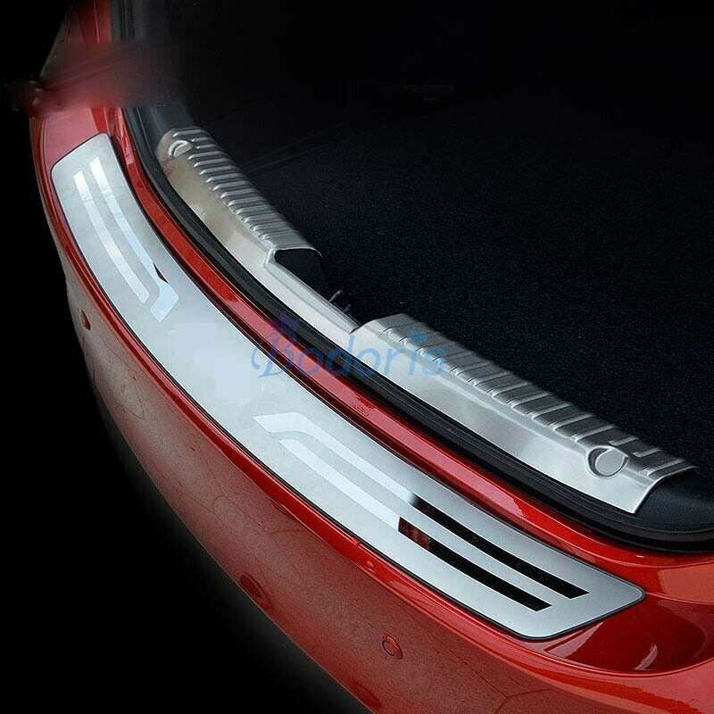 Fit for Mazda M6 Atenza 2014-2017 Silver Rear Bumper Trunk Sill Guard Cover Trim