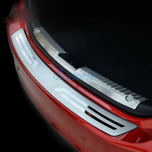 Fit for Mazda M6 Atenza 2014-2017 Silver Rear Bumper Trunk Sill Guard Cover Trim
