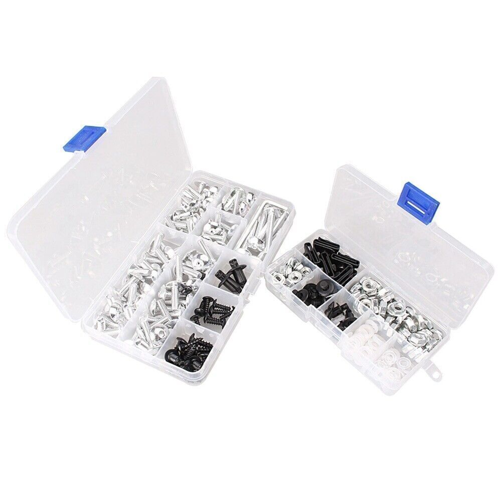 Screws Street Sport Full Kit for Motorcycle Repair Aluminium Sliver Universal