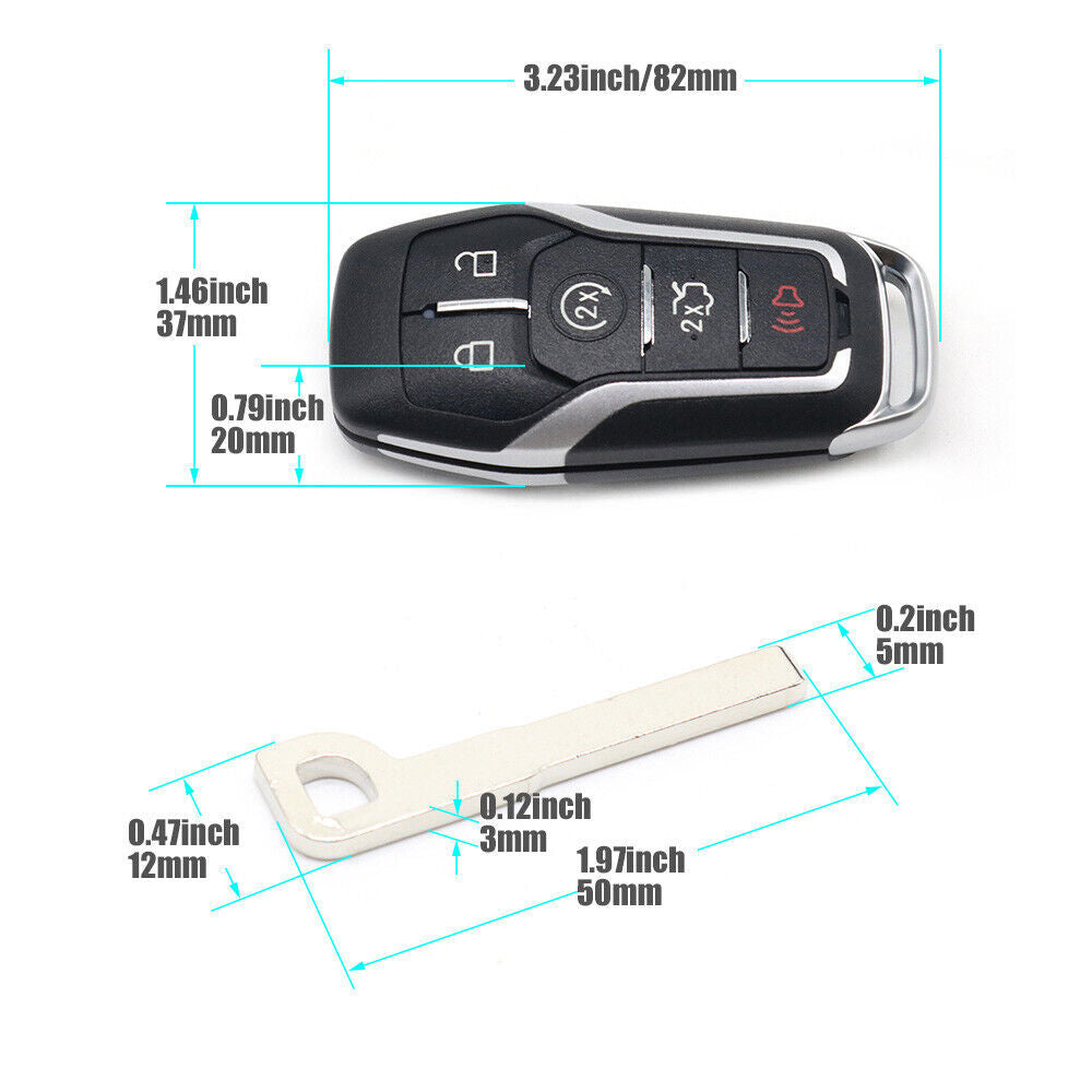 Car Remote for Smart Control Key Fob  for ford  Edge Explorer for Mustang F-150 F-250 Q