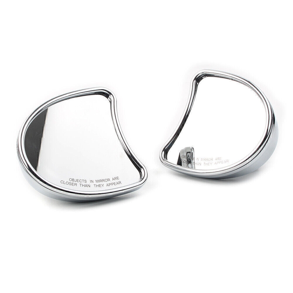 For 96-13 for Harley FLHT FLHX FLHTK 2x Motorcycle Wide Angle Fairing Mount Mirrors Q