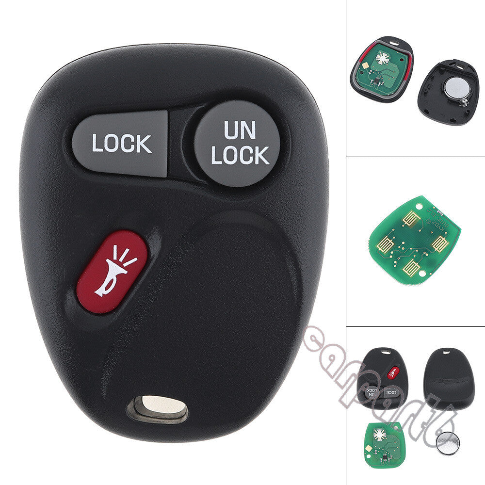 2 Remote Keyless Entry Key Fob For 2001 2002 for Chevrolet Silverado 1500 2500 3500 Q