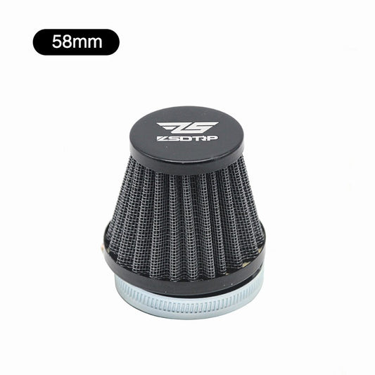 58mm Carburetor Air Filters Velocity Stack For Motorcycle Carb Black/Red/Blue Q
