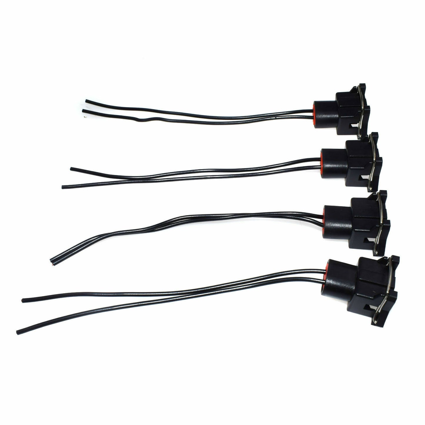 Fuel Injector Connector Wiring Plug Clip Tail Cutting + Slicing 4 Piece Set Universal - v