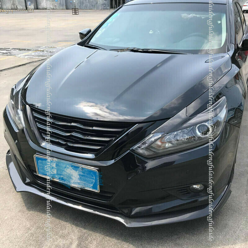 for Nissan Altima 2016-2018 Real carbon fiber headlight eyebrow strip Cover trim