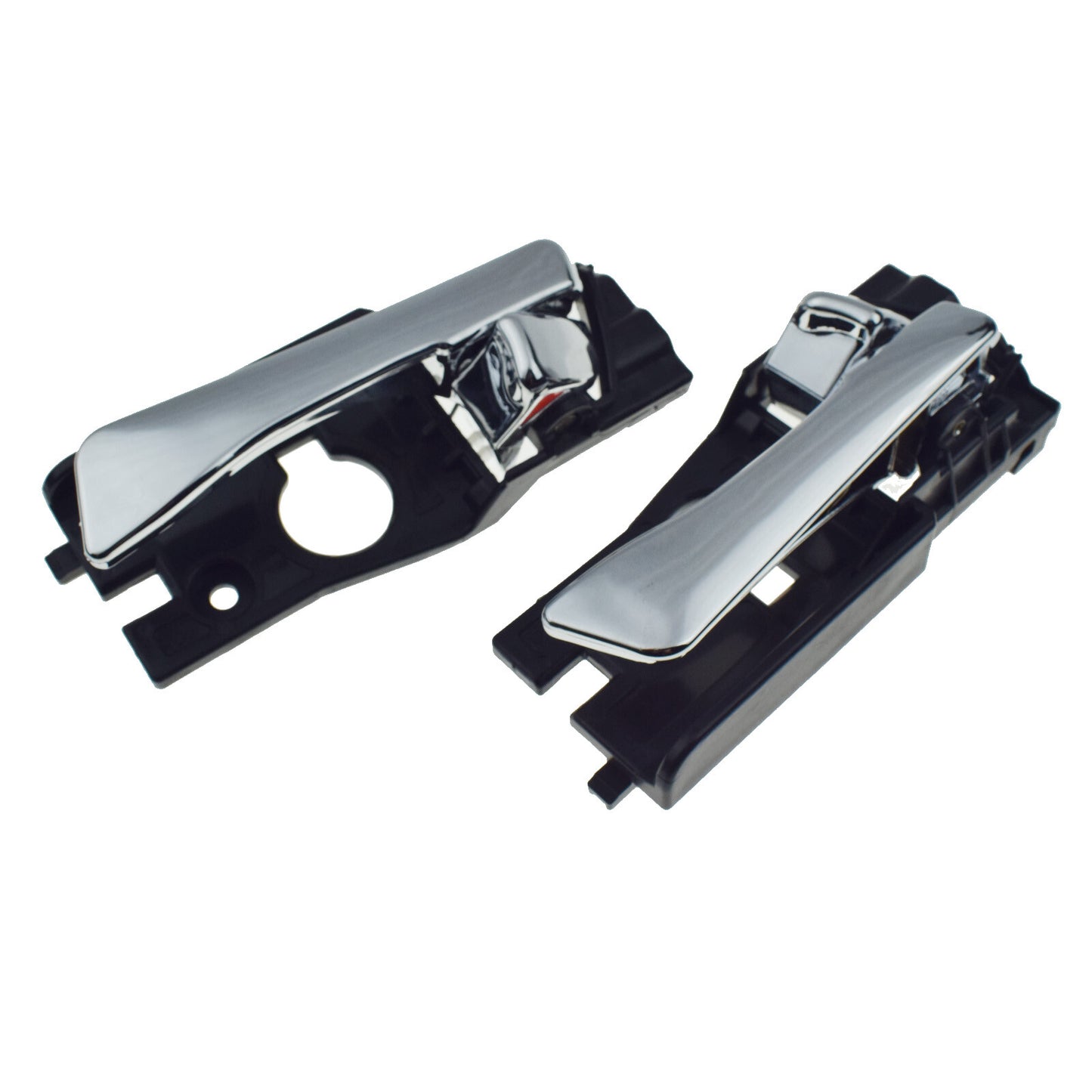 Interior door handles, chrome trim, LH right-hand grip, 2-piece design, suitable for modern accents, 2012-2017. n