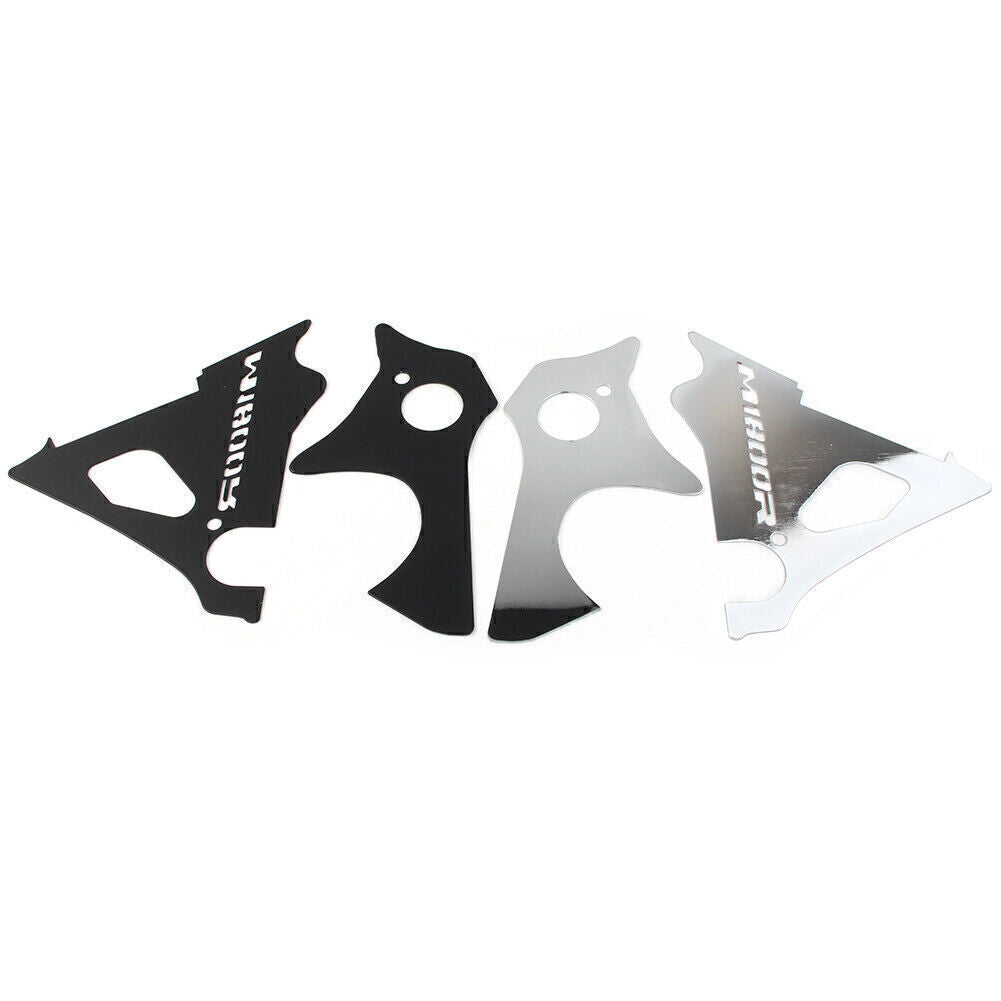 2x Fit for Suzuki Boulevard M109R Engine Side Covers Frame Fillers Keyhole Aluminum