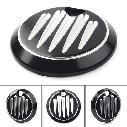 1X Black Shallow Cut Fuel Tank Console Door Cap Fit for Harley Touring 1992-2007 06 Q