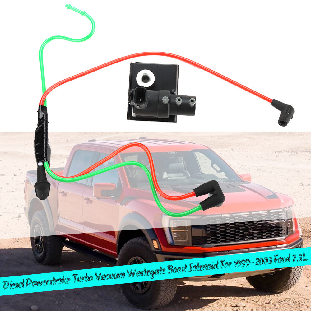 For 2000-2003 for Ford 7.3L Diesel Turbo Vacuum Harness + Wastegate Boost Solenoid
