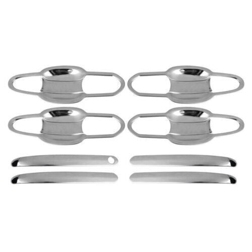 Cover Trim Chrome for Toyota Highlander 20-2024 Steel Outside Door Bowl Handle