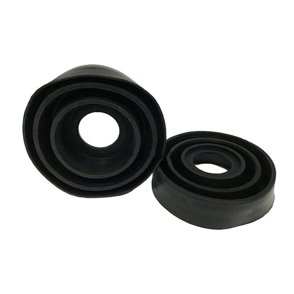 2X LED HID HEADLIGHT DUST COVER RUBBER WATERPROOF HOUSING CAP 80 90MM UNIVERSAL Q