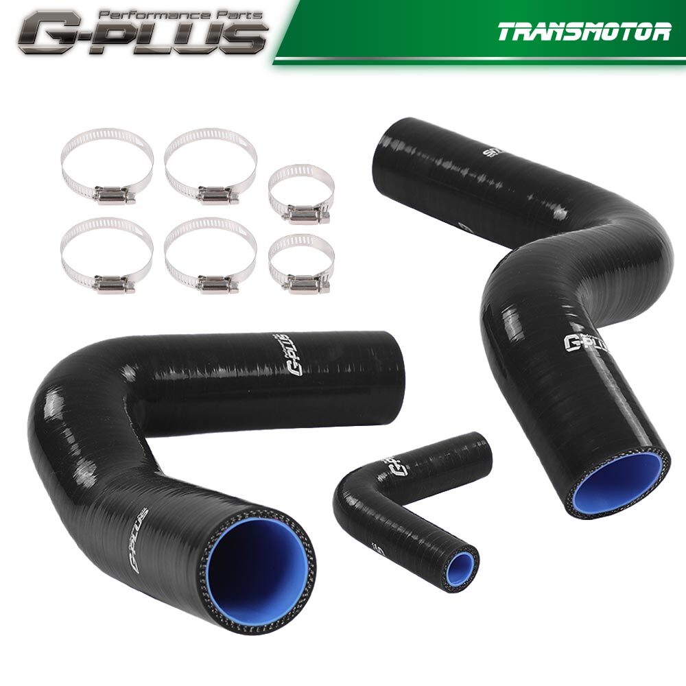 Silicone Radiator Hose Black Fits 1964 - 1968 for Mustang Cobra for Shelby 289 - 302 - v
