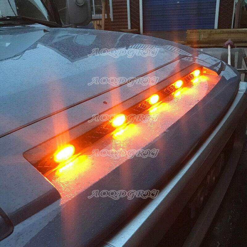 for Toyota FJ Cruiser 2007-2021 LED Vehicles Bonnet Hood Light Bars Decor 5 LED