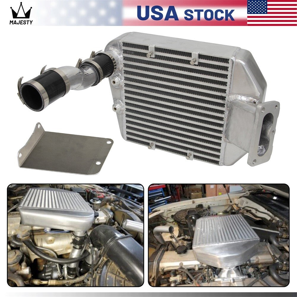 Top Mount Intercooler Kit for Toyota Landcruiser 80/100 Ser. 1HD-T HDJ80 4.2L