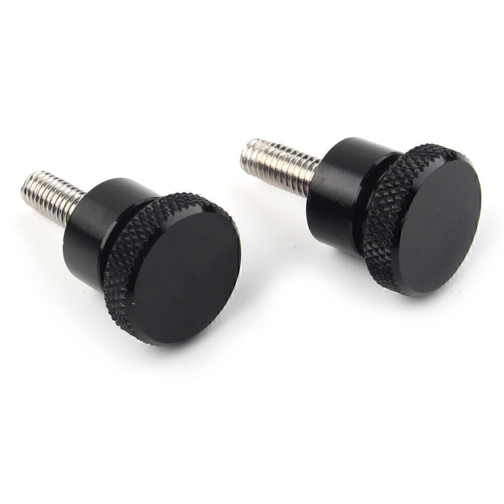 2x Tool for Seat Bolt Short Screw For Scrambler 865 06-15 Thruxton 865 04-15 Black Q