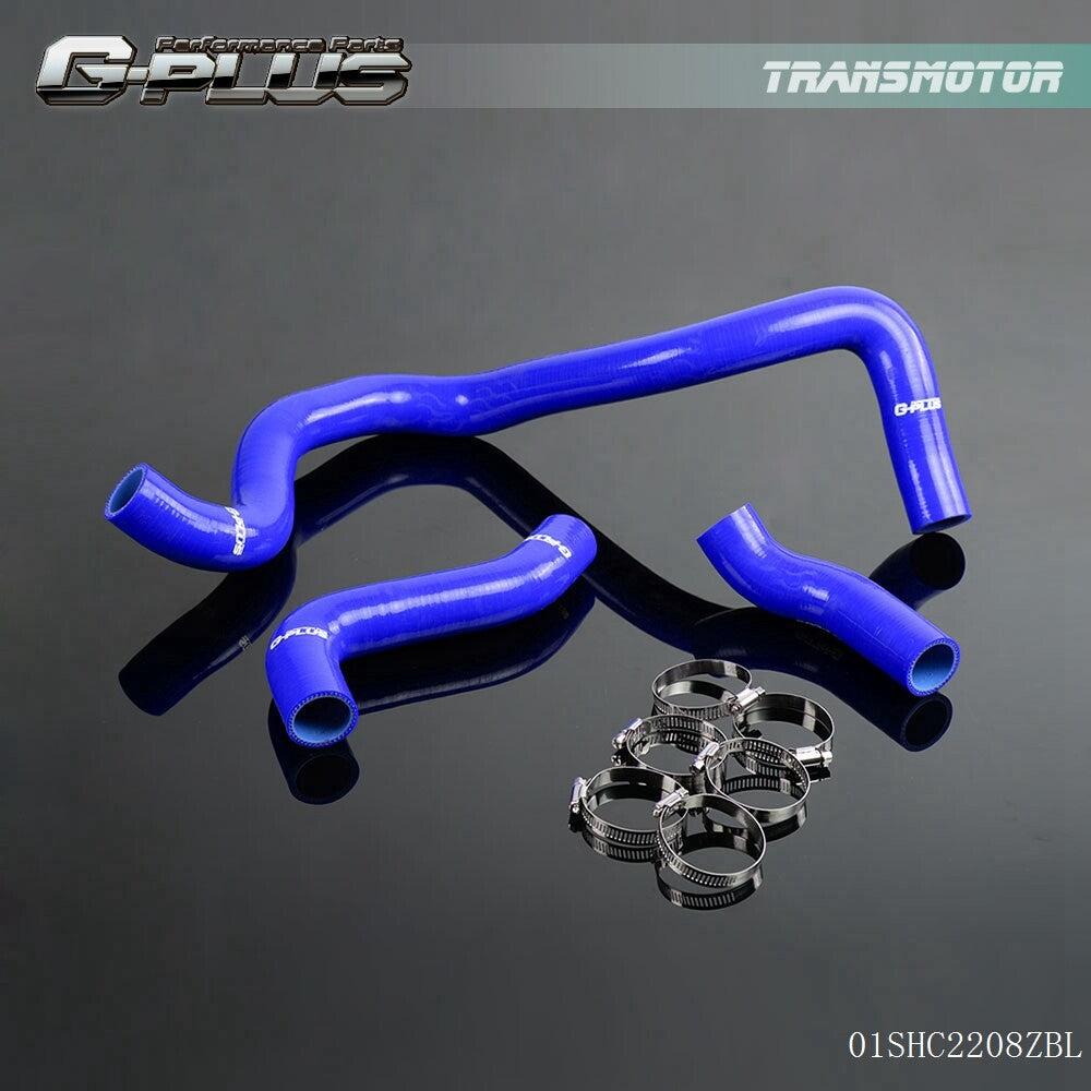 Suitable for for VW MK4 for Golf /Pola for Audi A3 18T 20VT Silicone Radiator Coolant Hose Blue - v
