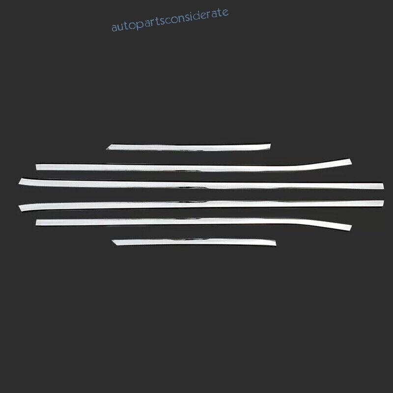 23-24 Steel Chrome Windows Strip Sill Lower Molding Cover for Hyundai for Tucson B n