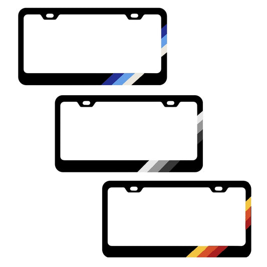 Tricolor license plate frame cover for Tacoma for Sienna TRD - n