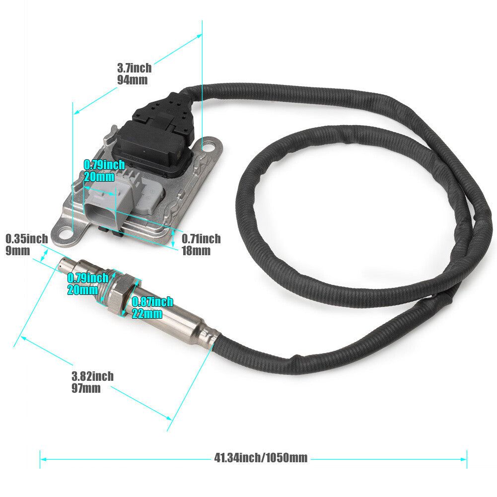 The NOx sensor upstream is suitable for 13-18 for Dodge for Ram 2500 3500 4500 5500 6.7L. n