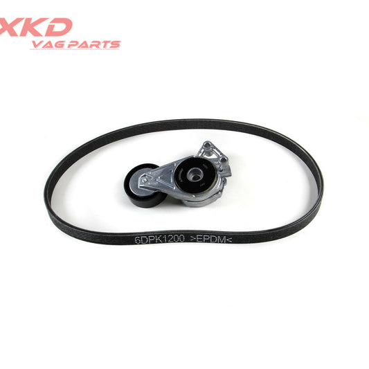 1.8T 2.0L V-Ribbed Belt Tensioner Kit for VW for Bora for Jetta for Golf Beetle for AUDI A3 Q