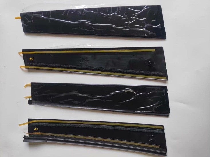 2019-2025 for Toyota for Corolla Door Pillar Trim Gloss Black 4PCS Upgrade Exterior Set