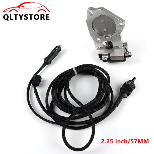 2.25 inch Electric Exhaust Valve Control Motor Kit 12V with Manual Switch Q