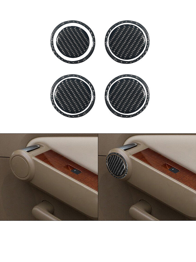 Red Steering Wheel Left Trim Cover Carbon Fiber For COBALT 2005-2010 v