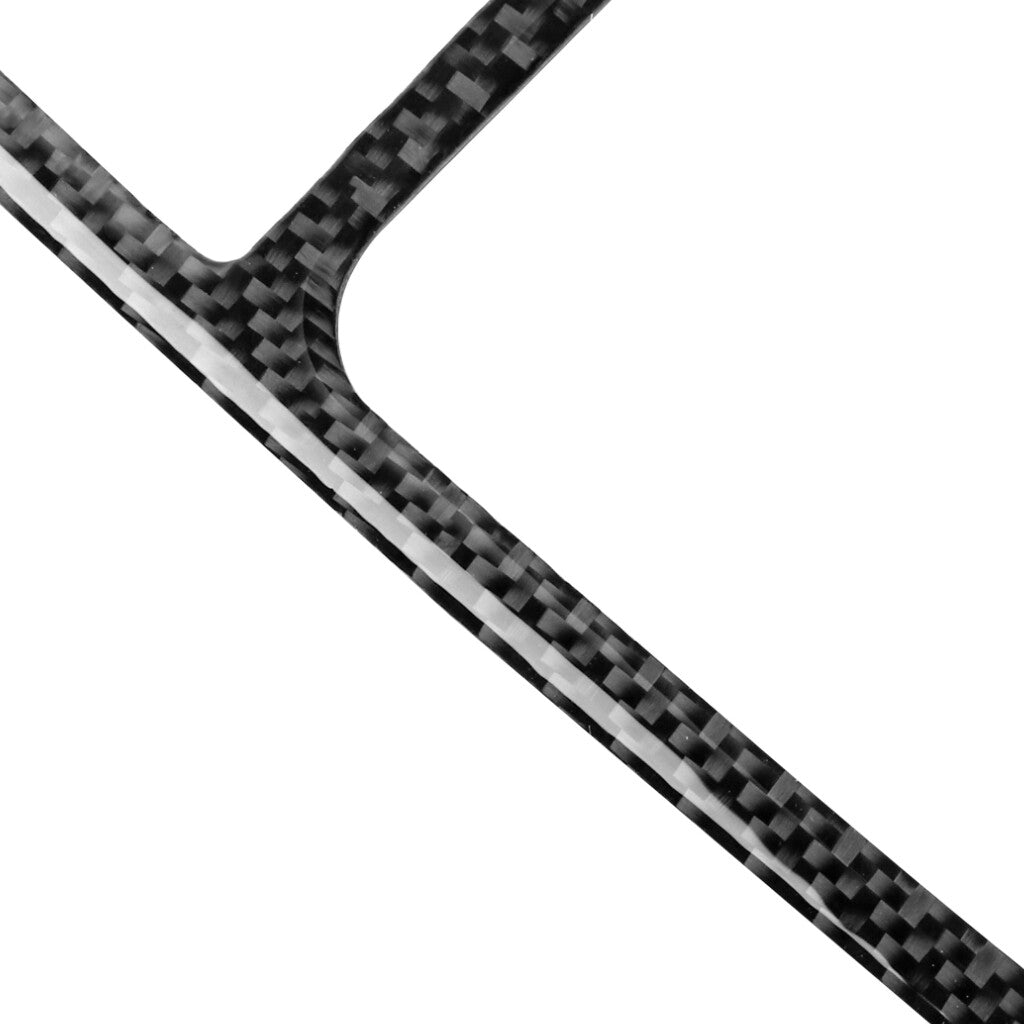 Red Carbon Fiber Media Radio Control Cover Trim For Silverado for GMC for SIERRA 2014-18 v