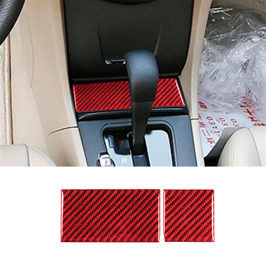 Carbon Fiber Interior Radio With CD Player Cover Trim For 2012-2015 for Fiat 500 v
