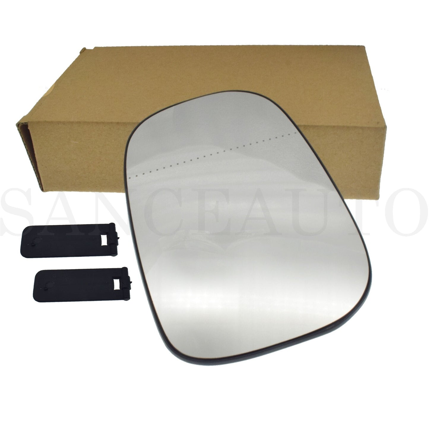 Right-side heated mirror glass with support suitable for Volvo S80 S60 S40 V60 C30 V70 30762572- n