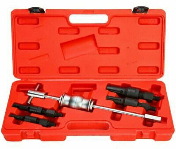 5 PC Inner Pilot Bearing Puller Tool Set Kit Remover Blind Internal Slide Hammer Q