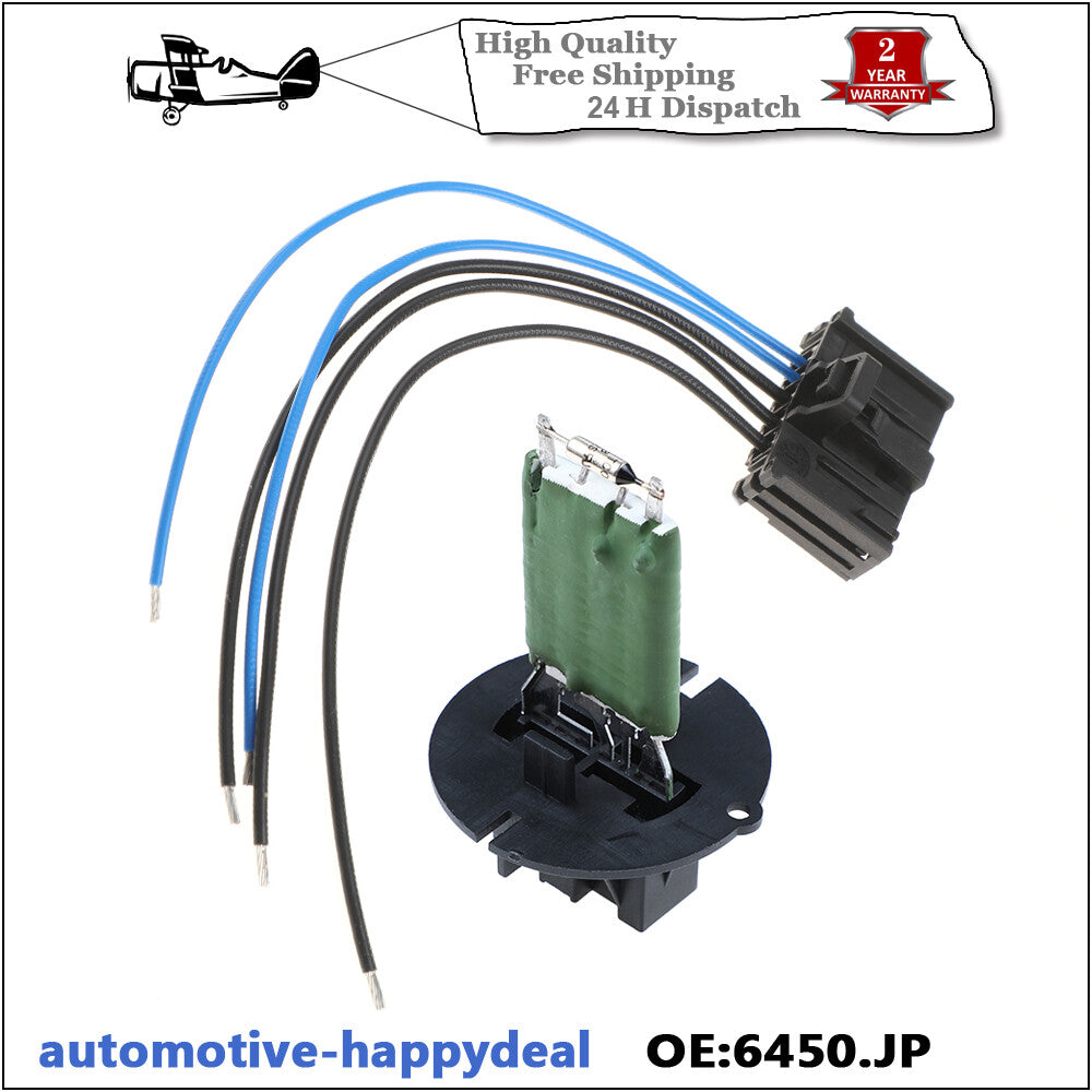 HEATER BLOWER MOTOR RESISTOR  WIRING LOOM CONNECTOR REPAIR KIT for PEUGEOT 307