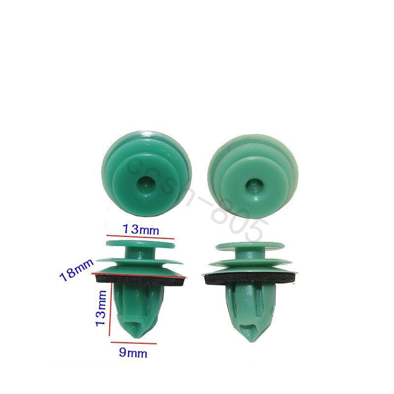 10 Pcs Car Door Trim Panel Lining Retainer Clips for Honda Q