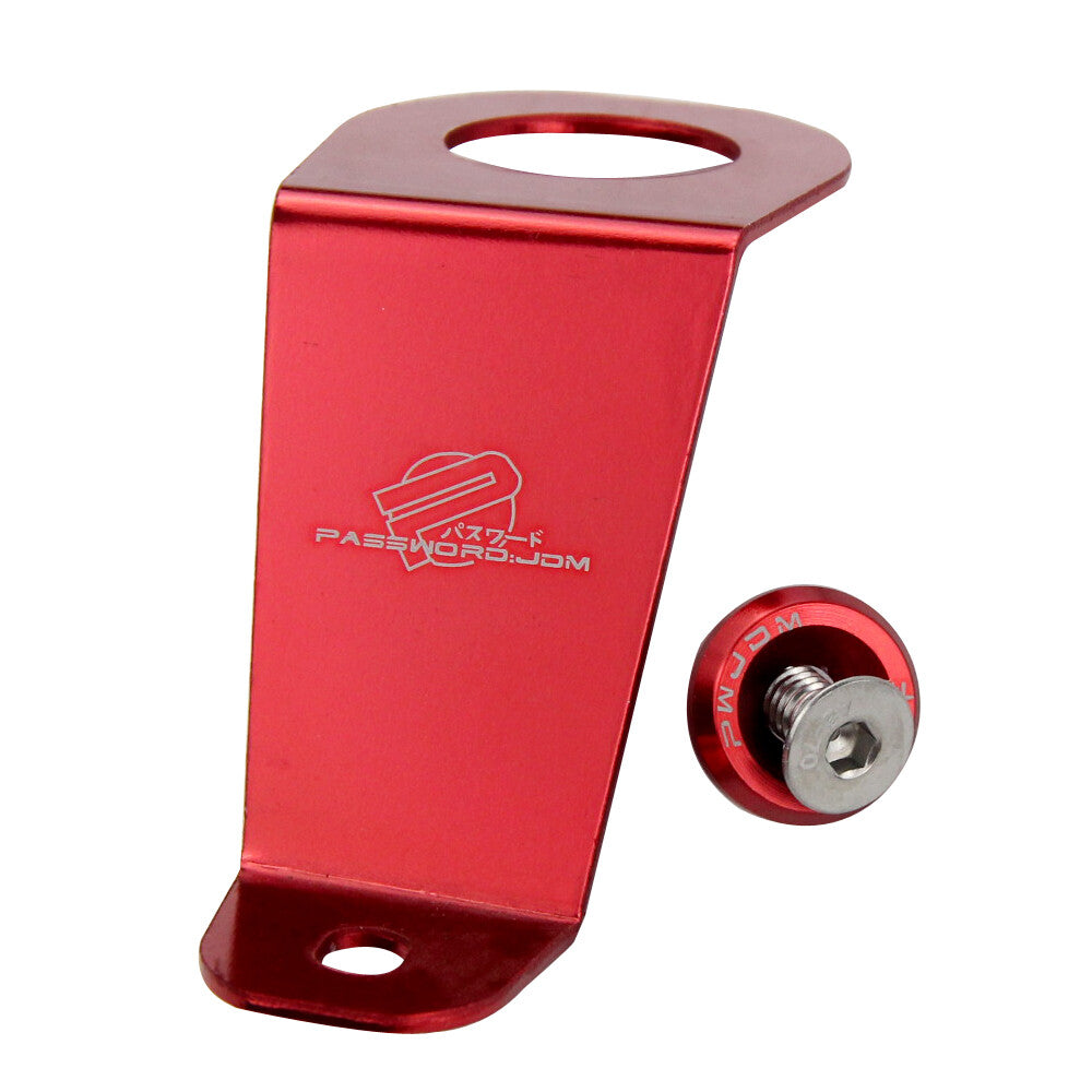 For EG EH for Civic Red CNC Billet Aluminum Radiator Stay Mount Bracket + Washer Kit