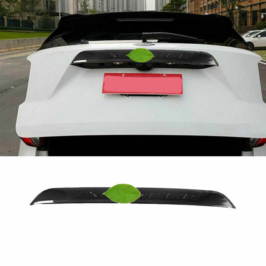 For Explorer 20-22 ABS Carbon Rear Door Trunk Lid Tailgate Strip Trim B n