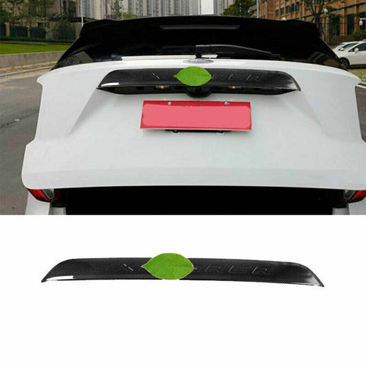 For Explorer 20-22 ABS Carbon Rear Door Trunk Lid Tailgate Strip Trim B n