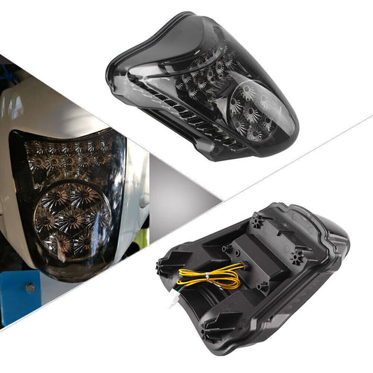 For 2008-2013 for Suzuki Hayabusa GSX1300R BLK LED Taillight integrated Turn Signals Q