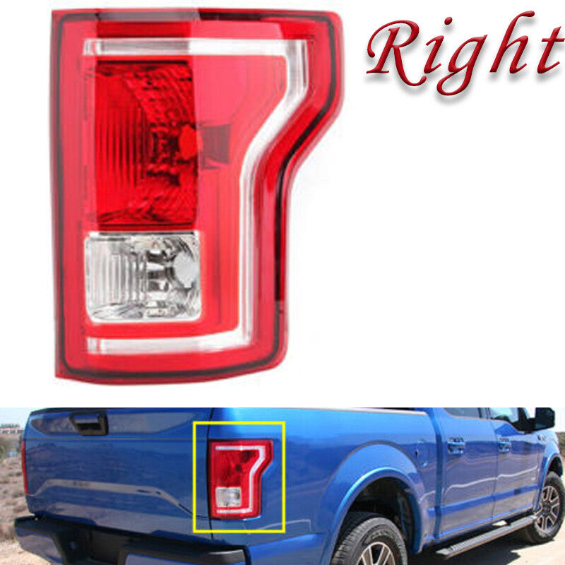 Right brake and right taillight are applicable to 2015-2017 for Ford F-150 models.