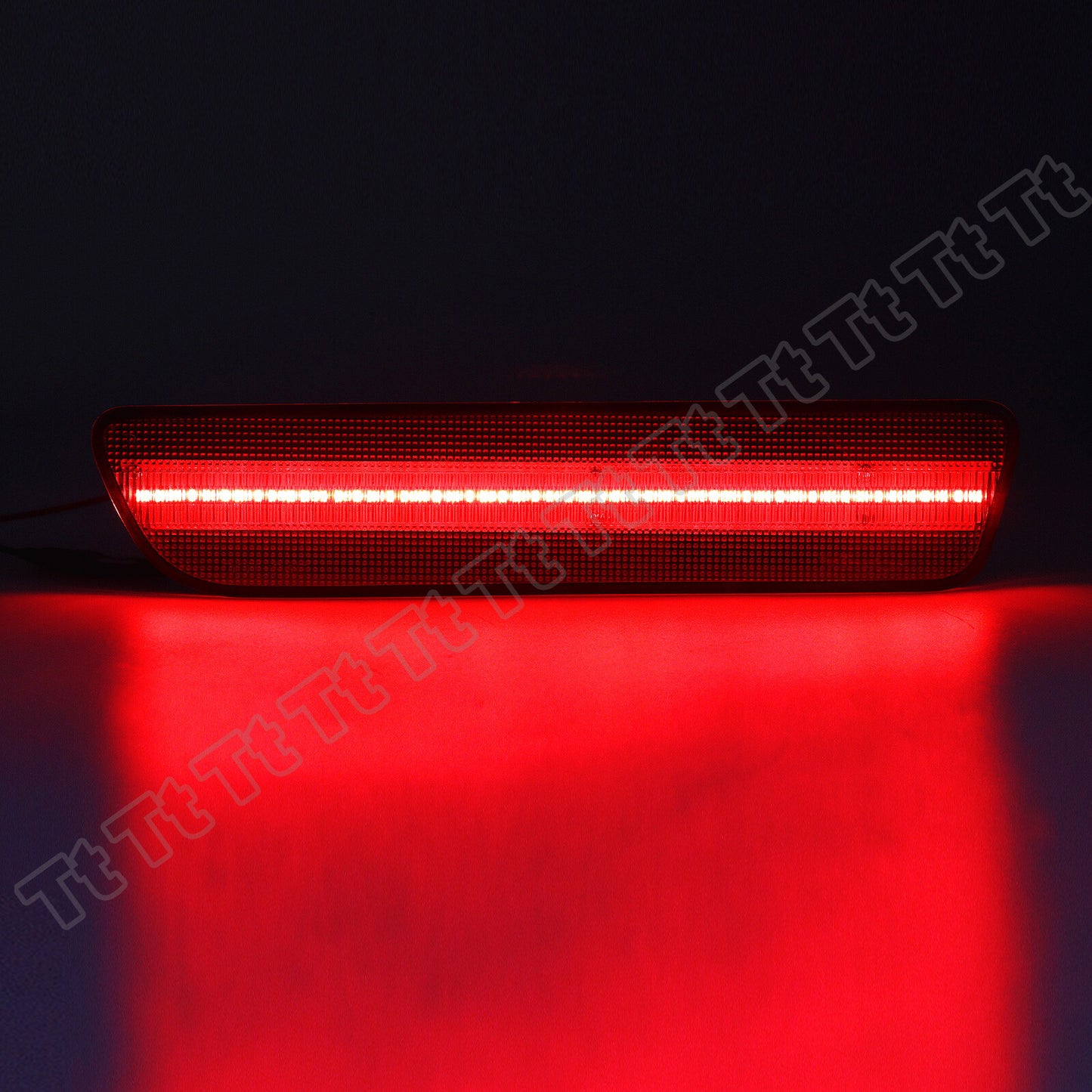 For 2005 - 2009 for Mustang LED Rear Bumper Side Marker Lights Red Light Red Lens - v